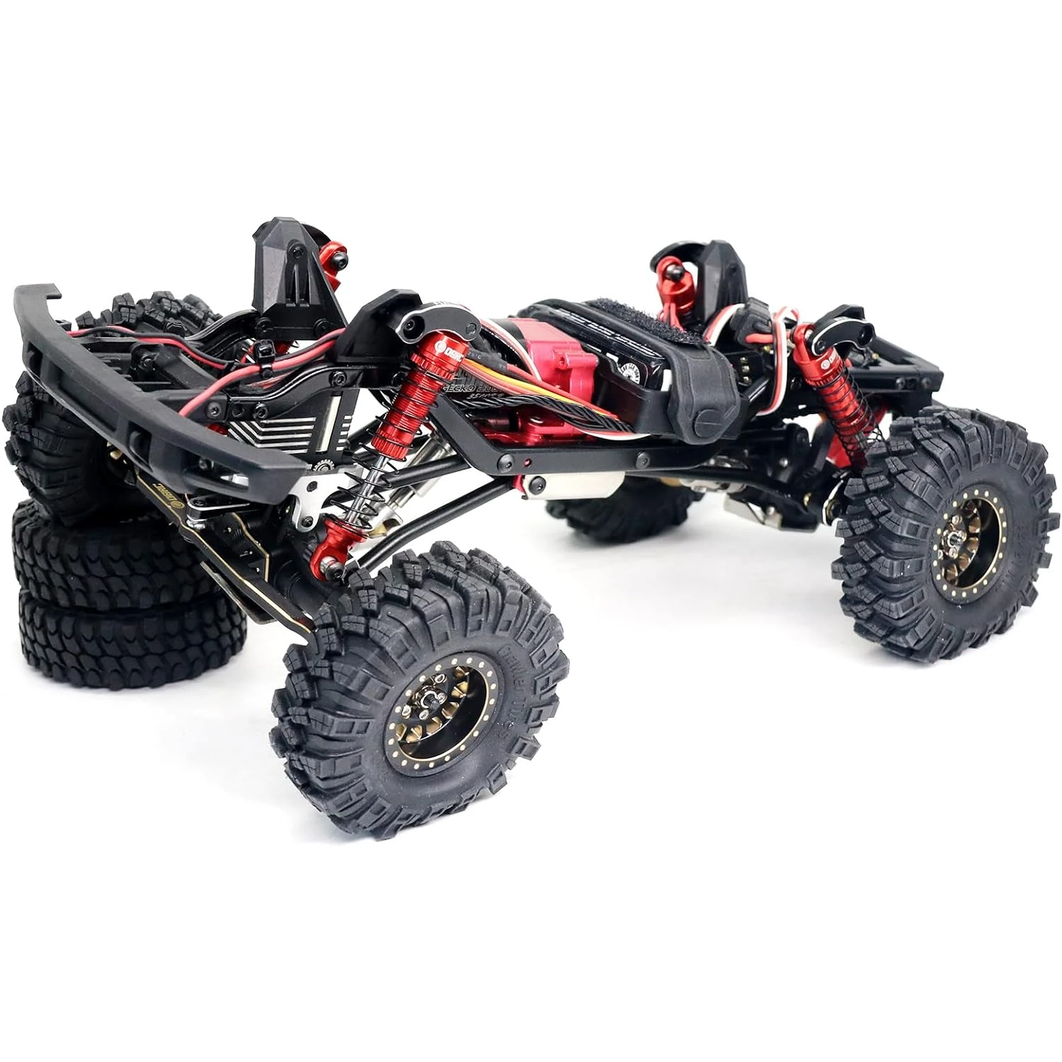 OGRC RC Shock Flex Blades Aluminum Alloy Shock Mount Adjustable Shock Bracket for TRX4M 1/18 RC Crawler Car Upgrade Parts