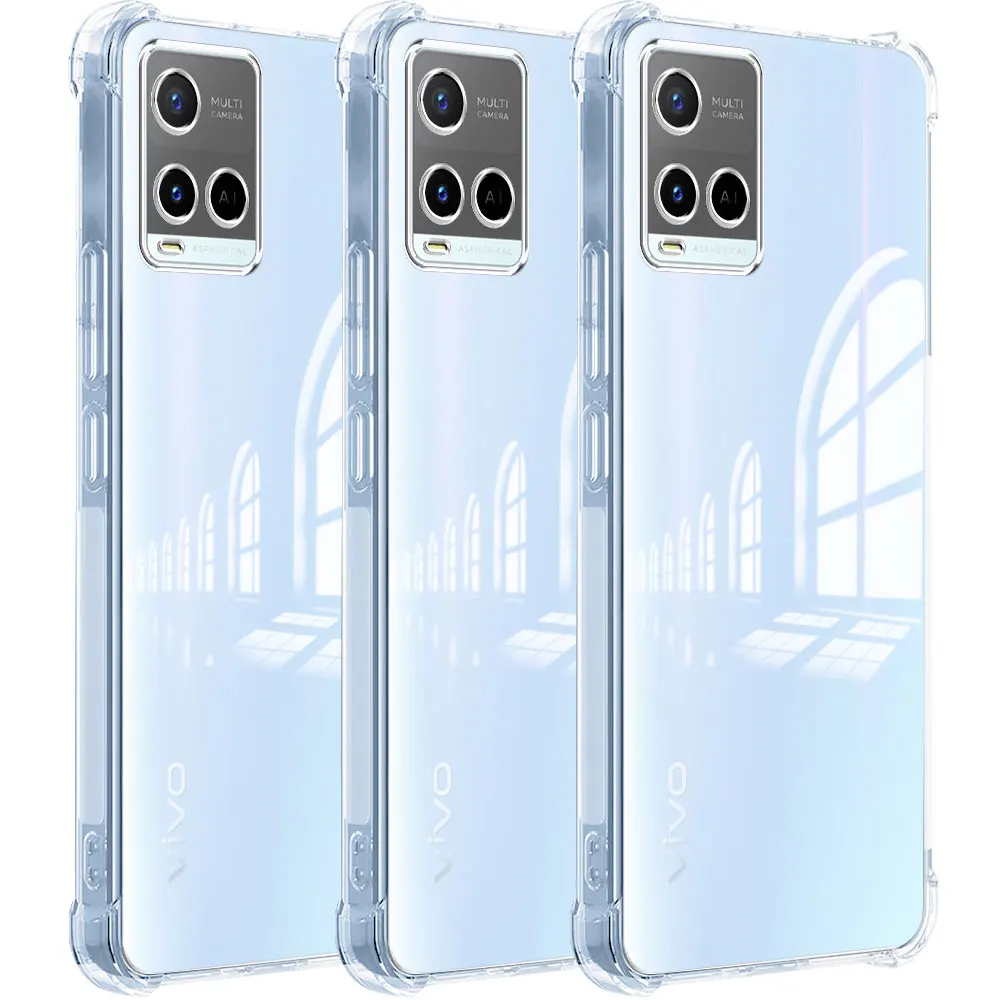 Shockproof Clear Soft Silicone Phone Case - Durable Protective Cover