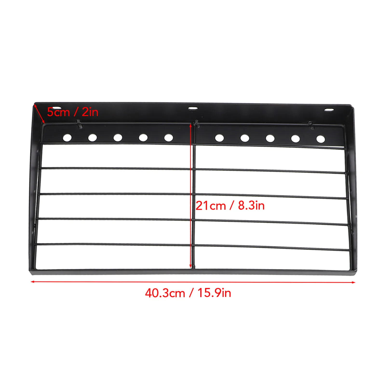 Power Tool Organizer with Drill Holder Wall Mount Strong Load Bearing Iron Space Saving Power Tool Storage Rack for Garage 2