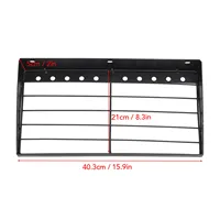 Power Tool Organizer with Drill Holder Wall Mount Strong Load Bearing Iron Space Saving Power Tool Storage Rack for Garage 2