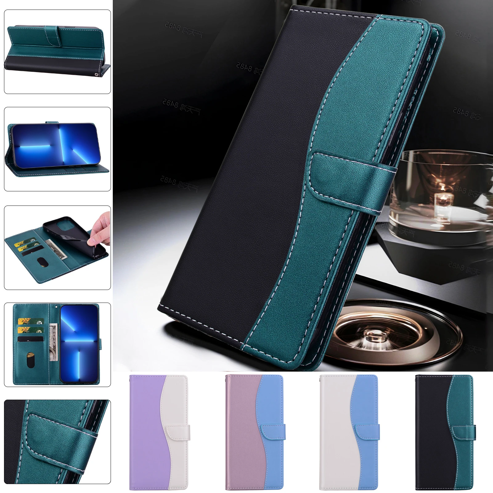 Magnetic Flip Leather Wallet Phone Case