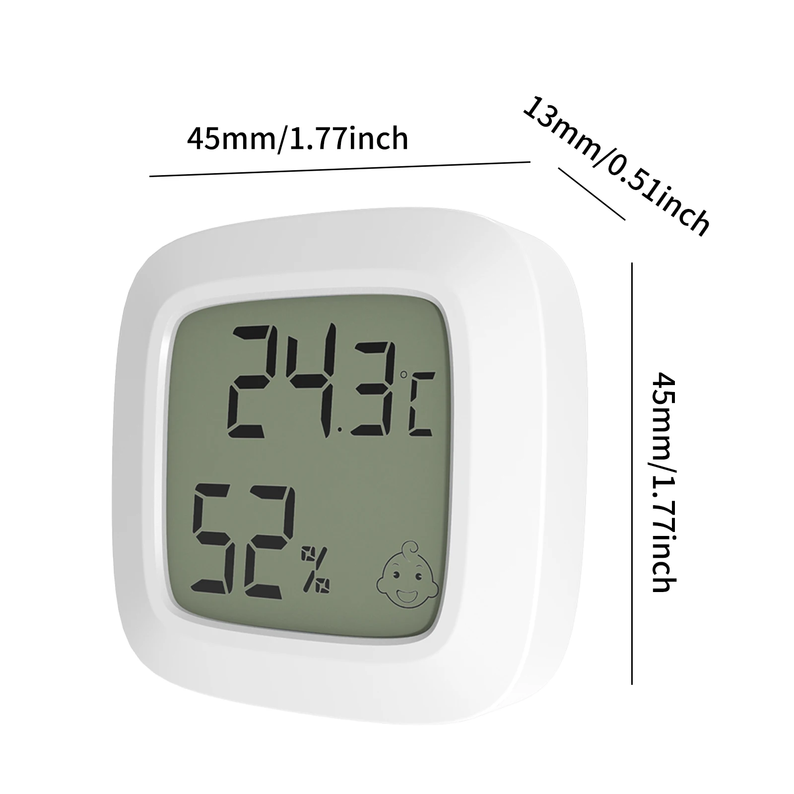 Indoor Hygrometer Thermometer Accurate Mini Humidity Monitor Magnetic Electronic Temperature Humidity Meters For Home temperature humidity meter air thermohygrometer