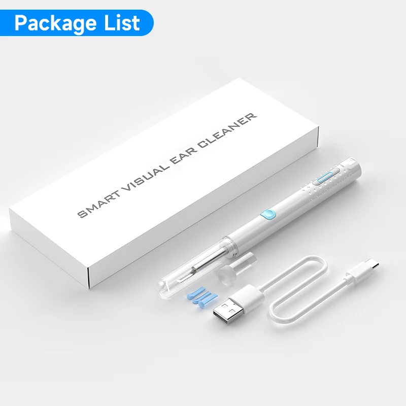 WiFi Visual Otoscope Camera HD1080P for iOS Android Ear Picker Waterproof Dig Ear Wireless Endoscope for Ear Clean 4.2mm 4.9mm 6