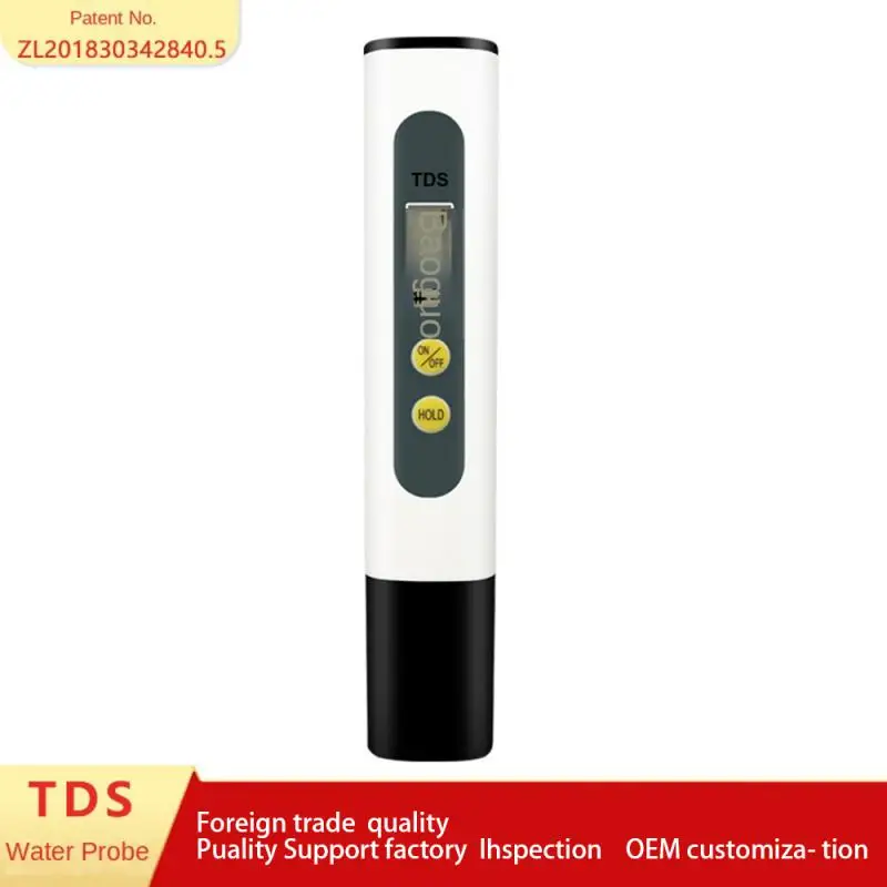 

TDS Meter Water Quality Test Pen Automatic Calibration 0-9990ppm Purity PPM Digital Water Analysis For Swimming Pools Aquariums