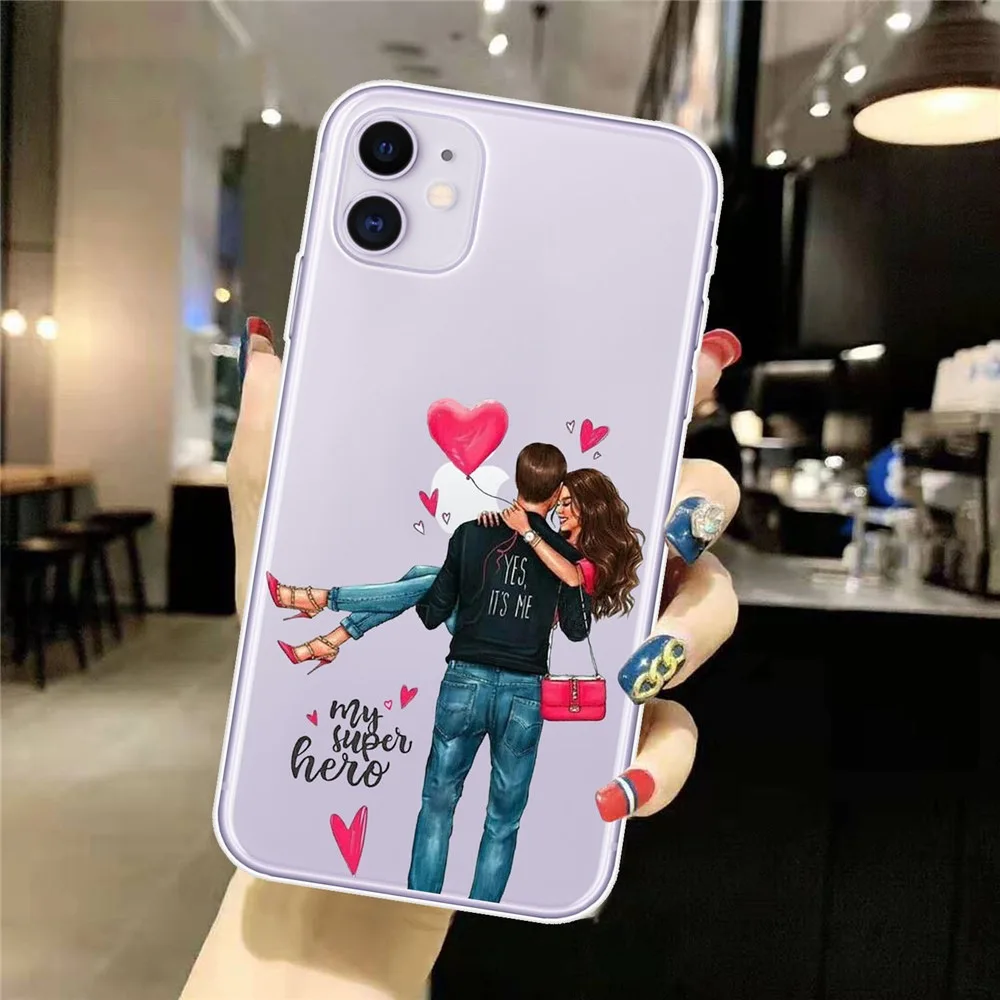 Fashion Couple Shockproof Silicone Soft Phone Case