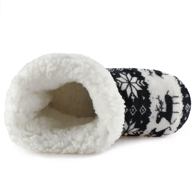 Winter Fur Slippers Women Warm House Slippers Plush Flip Flops