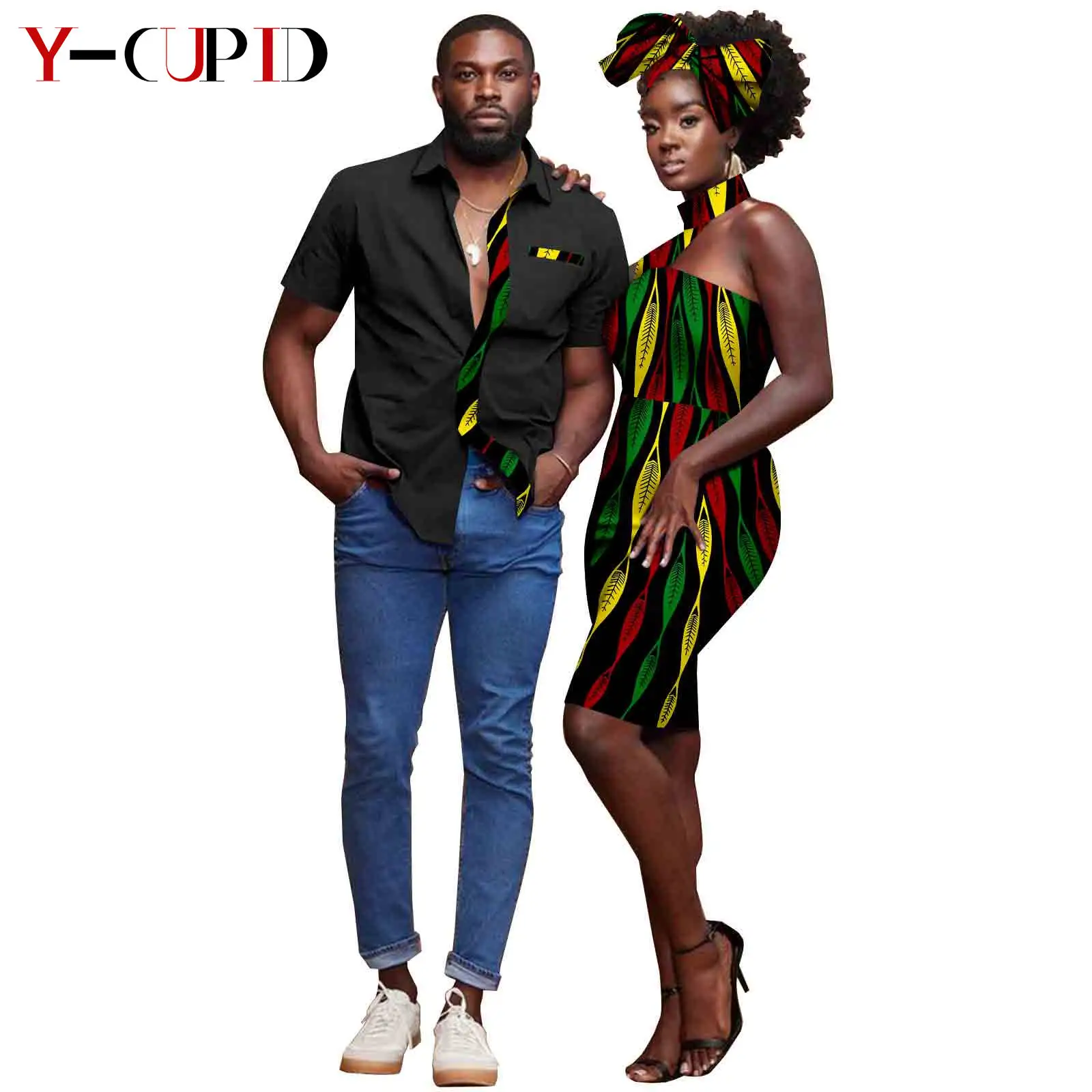 ������ ������ī Ŀ�� ��, Dashiki Bazin Riche ������ �پ� �� �巹��, ��� �� ��Ī, ���� �ǻ�, ž ����, Y22C084