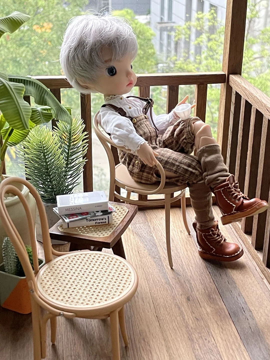 1/6 doll house model furniture accessories mini model Specially made dining chair/armchair 6
