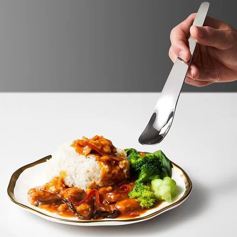 

Оригинальная зеркальная кофейная ложка из нержавеющей стали, ложка для мороженого, торта, десерта, кухонные инструменты, посуда