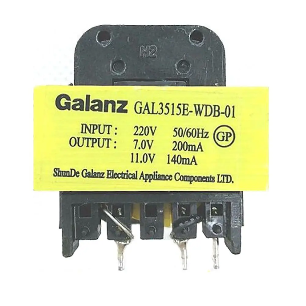 Original For Galanz Midea Microwave Oven 220V Transformer 11V 7V GAL3515E-WDB-01
