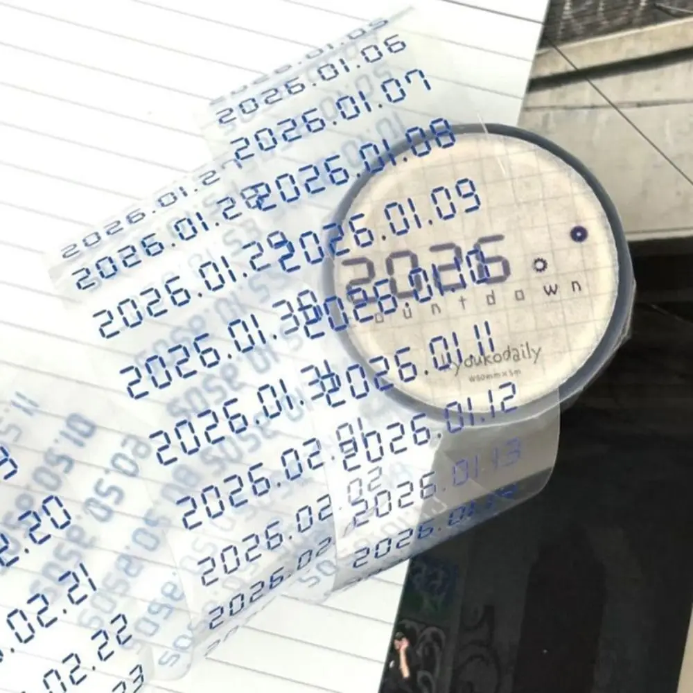 Enhanced Product Title:  
2026 Date Adhesive Washi Tape for Planners and Journals