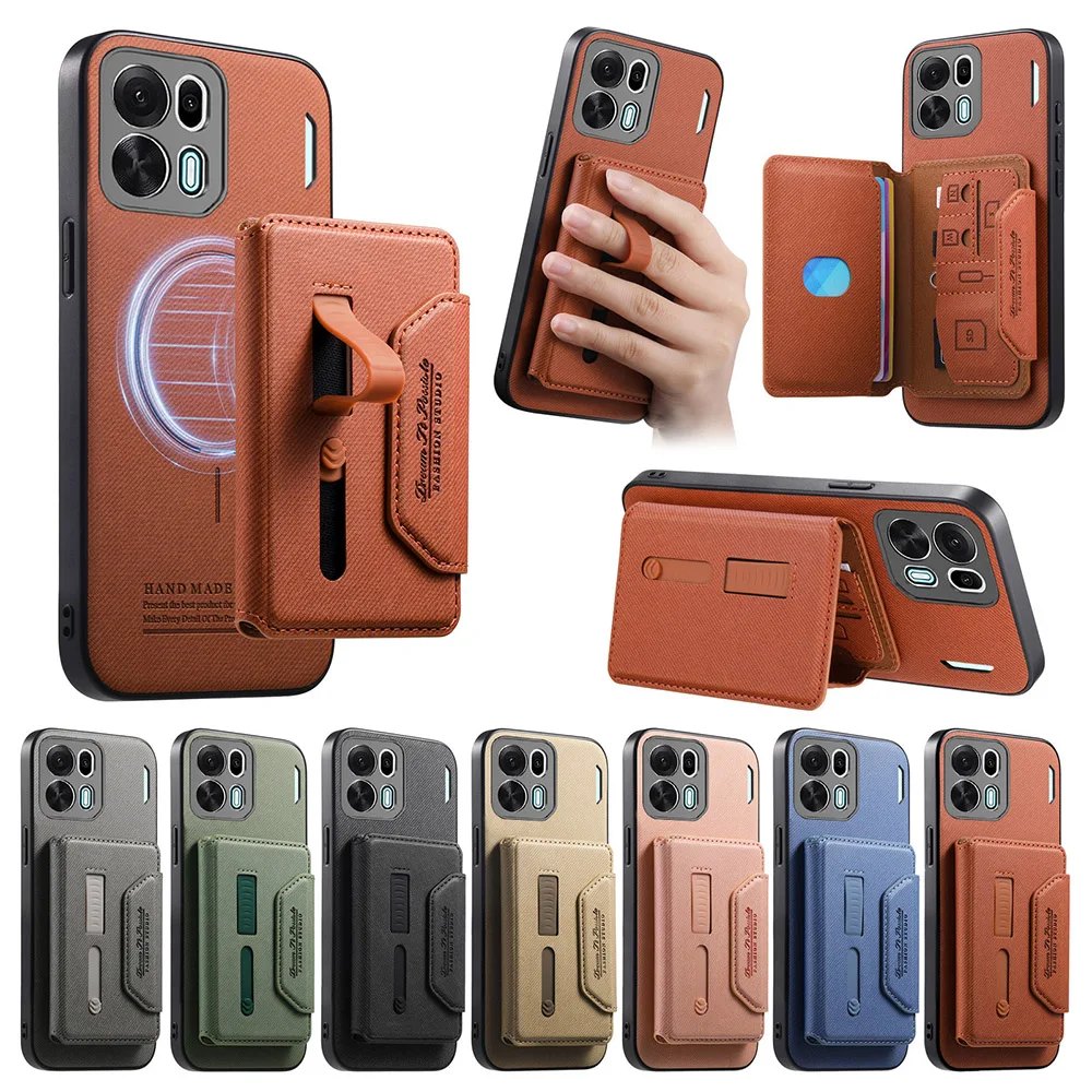 Enhanced Multifunctional Magnetic Phone Case with Storage