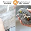 LeMeenQ Thickened Magic Cleaning Cloth Non-Scratch Double-layer Iron Microfiber Mesh Dishrag Washing Pot Rags Kitchen Dishcloths 6