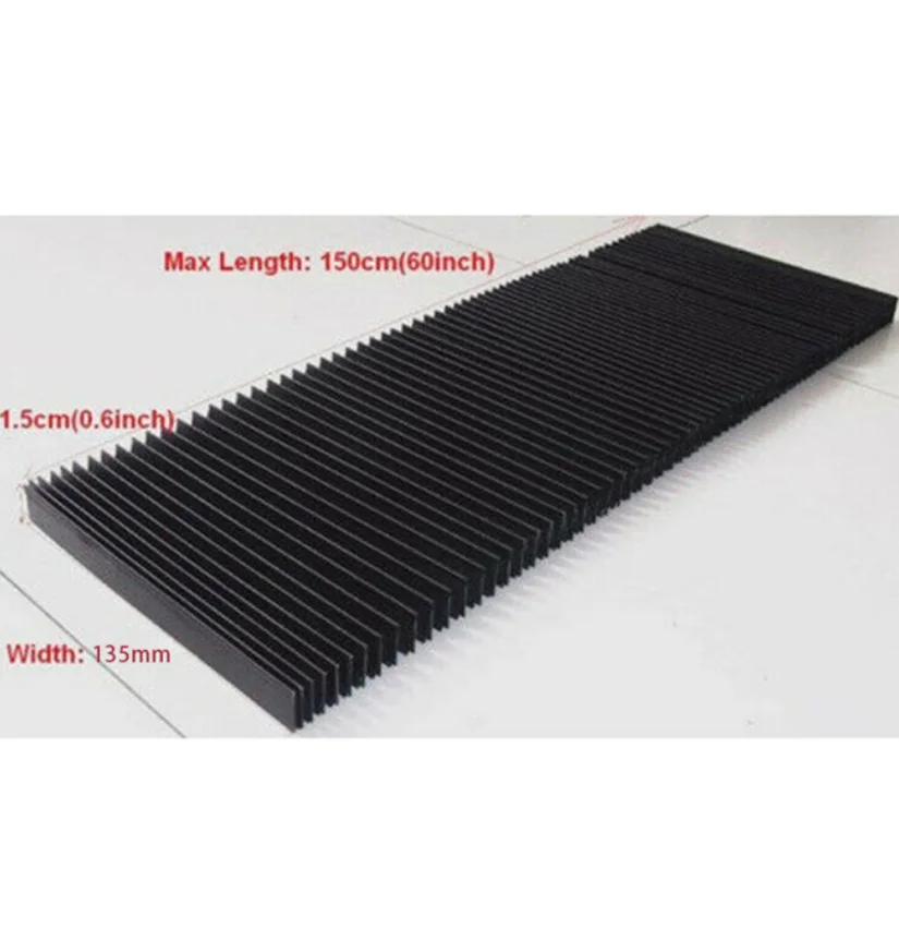 CNC 밀링 머신 유연한 가드 먼지 천 보호 플랫 아코디언 벨로우즈 먼지 커버 도구, 1.5 m * 15mm Best Top5 CNC 밀링 머신 유연한 가드 먼지 천 보호 플랫 아코디언 벨로우즈 먼지 커버 도구, 1.5 m * 15mm Best Top5