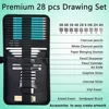 28 Pcs Professional Sketch Sketch Pencils Set, Sketch Pencils, Drawing Supplies Perfect Sketch Pencils for Artists and Beginners 3