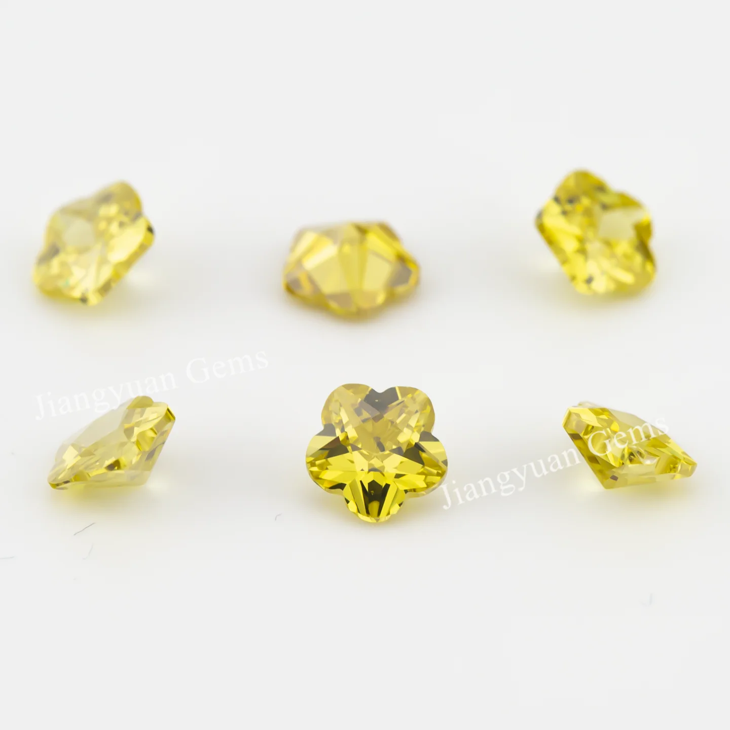 Größe 3x3mm ~ 10x10mm 5A Zirkon Blumenform Verschiedene Farben Zirkonia Stein Lose CZ Synthetischer Edelstein für die Schmuckherstellung – Detail 20
