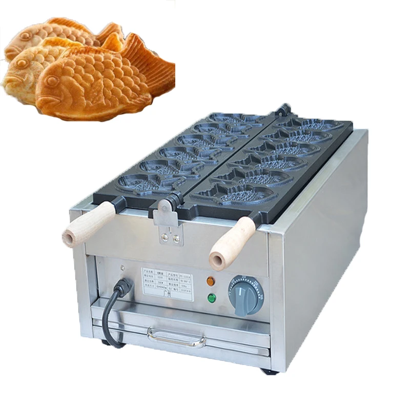 

6 шт., вафельница Taiyaki в форме рыбы, 220 В/110 В
