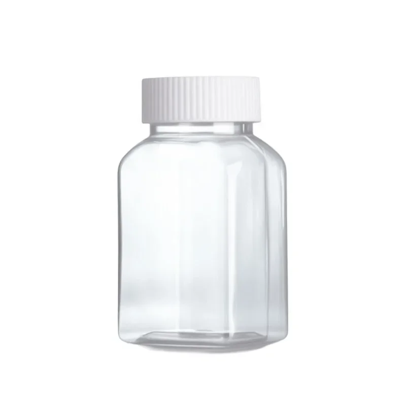 Versatile Clear Square Refillable Bottles
