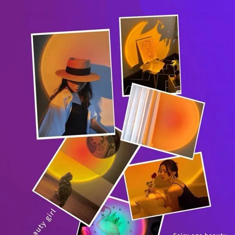 Kerokuru USB Sunset Light Lamp Self Photography Light LED Rainbow thumbnail 7