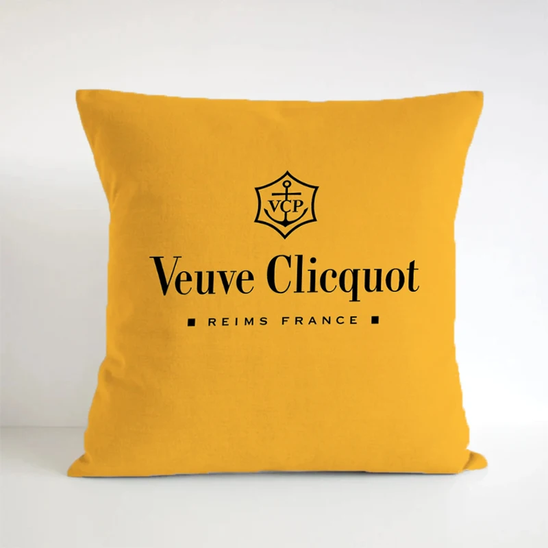 

Decorative Square Pillows Cover Cushion Gift Champagne Double-Sided Cushions Home Decor Pillowcase Throw Pillow Covers Sofa Body