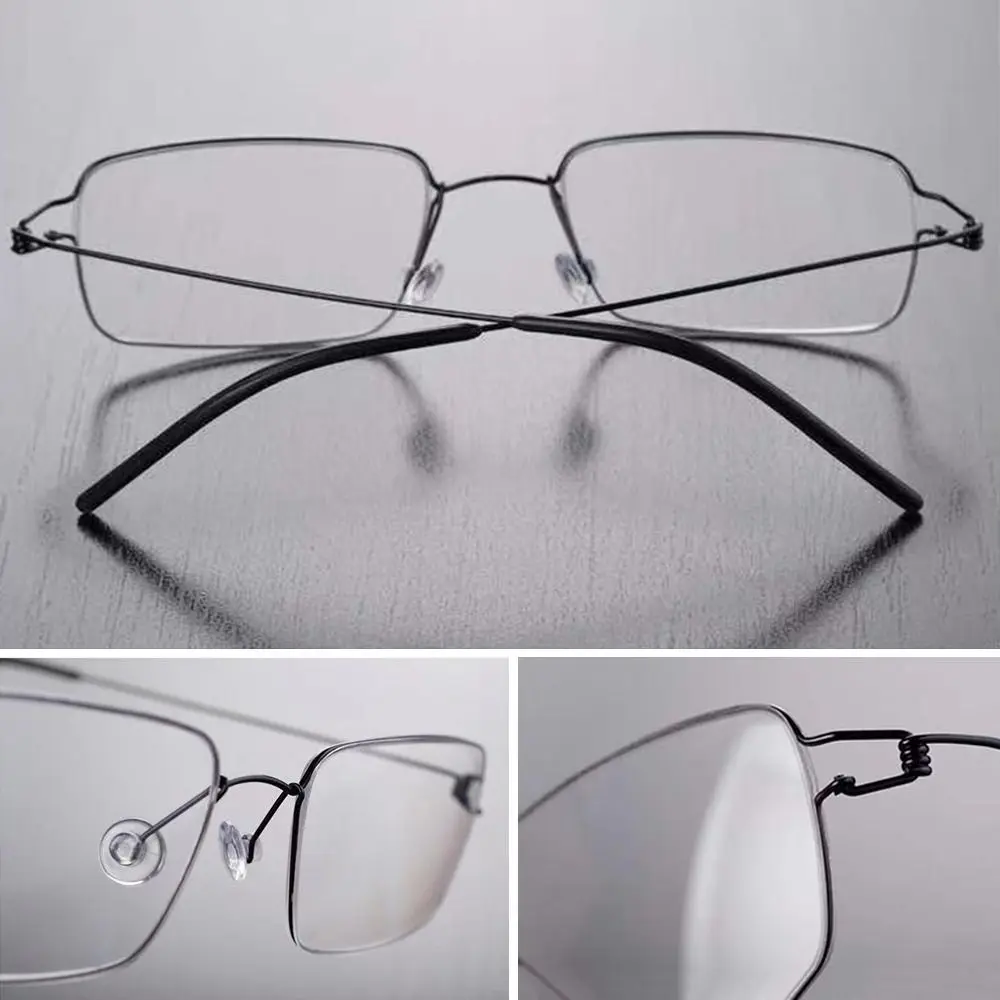 

Eye Protection Anti-Blue Light Reading Glasses Metal Blue Ray Blocking Business Eyeglasses Ultralight
