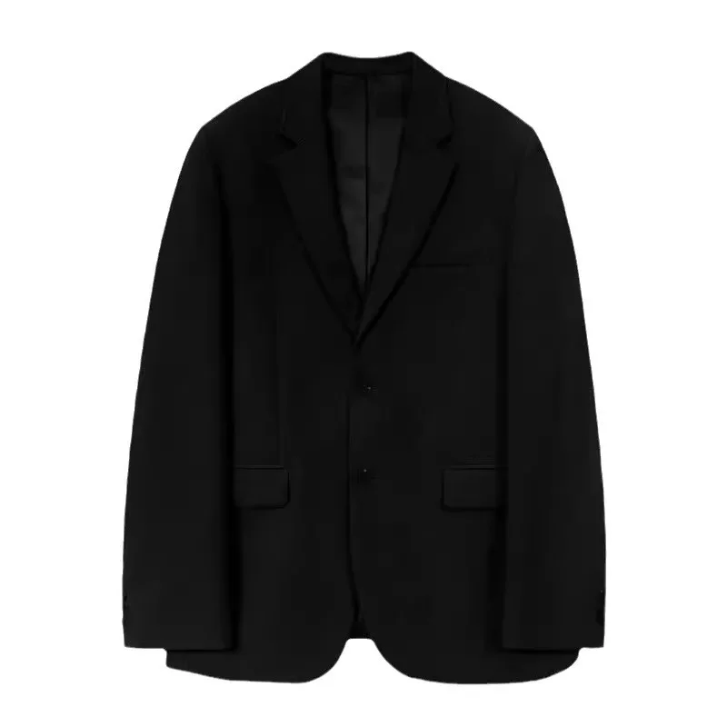 Mens blazer Korean casual western-style loose-fit single-breasted jacket autumn trendy Dongdaemun style