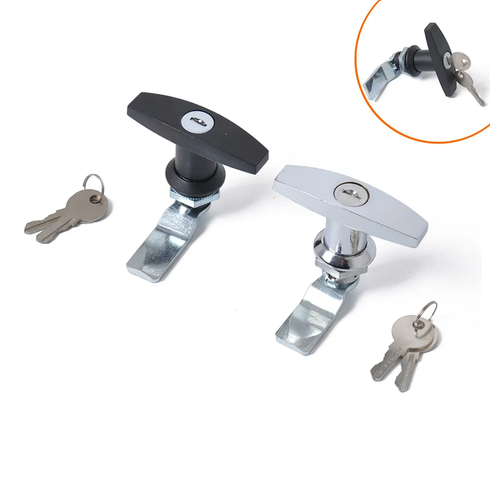 Car Truck Camper Toolbox Lock Trailer Door T-Handle Latch + Keys for Truck RV
