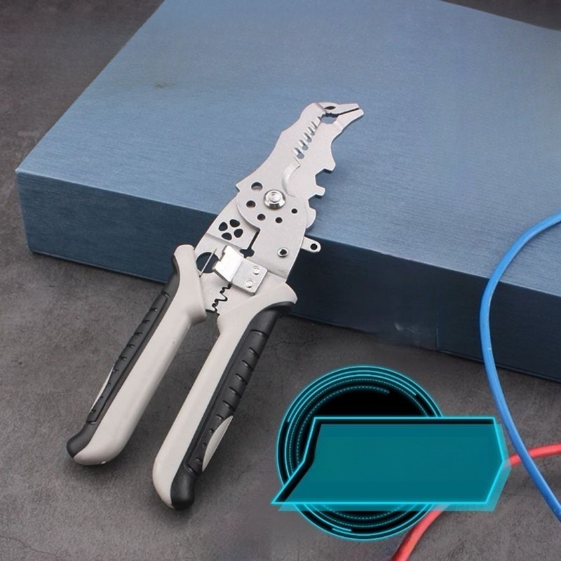 New Multifunctional Stripping Pliers Electricians Special Pliers Skinning Pressure Wire Winding Elbow Pliers
