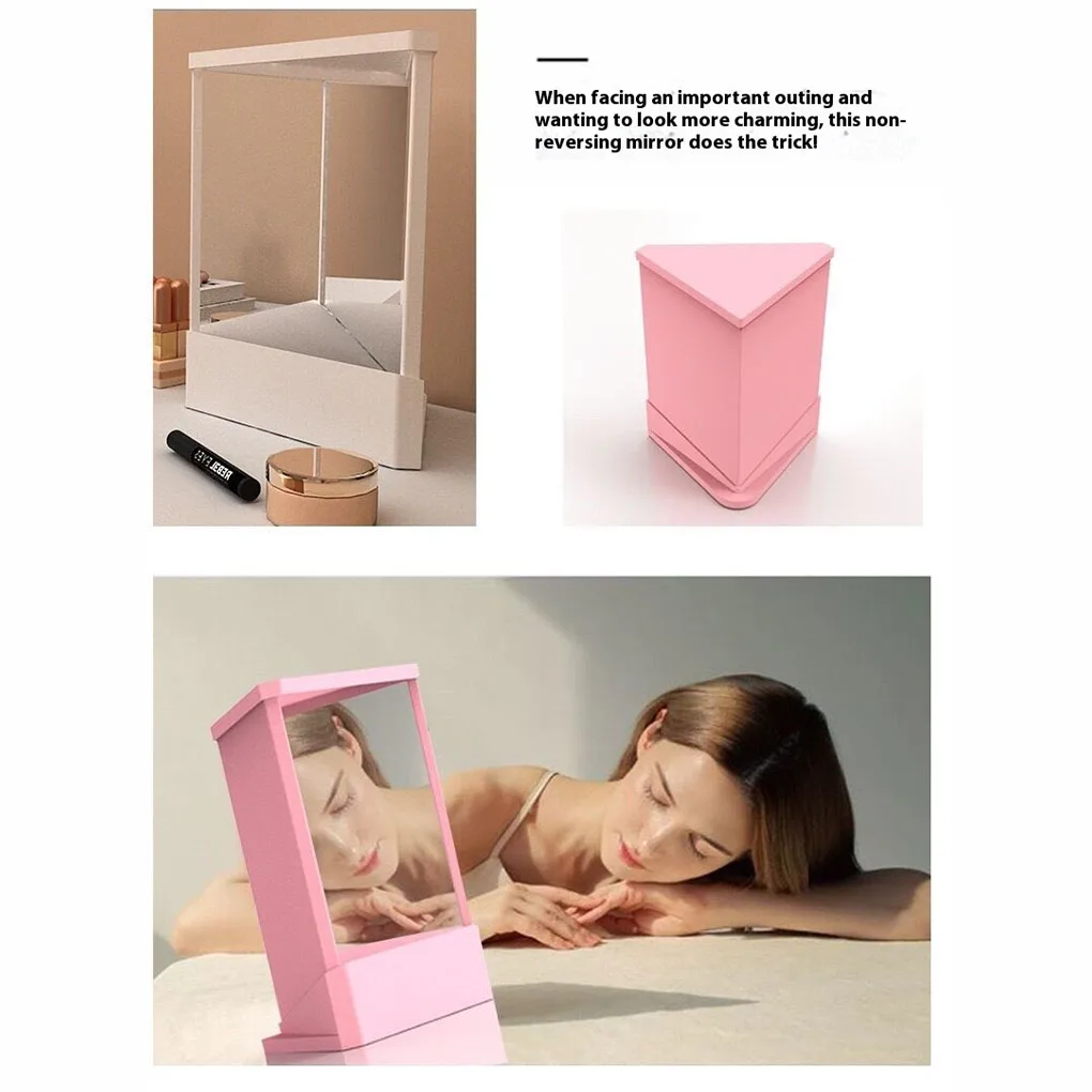 Professional Non-Reversing True Mirror for Makeup and Vanity Tables
