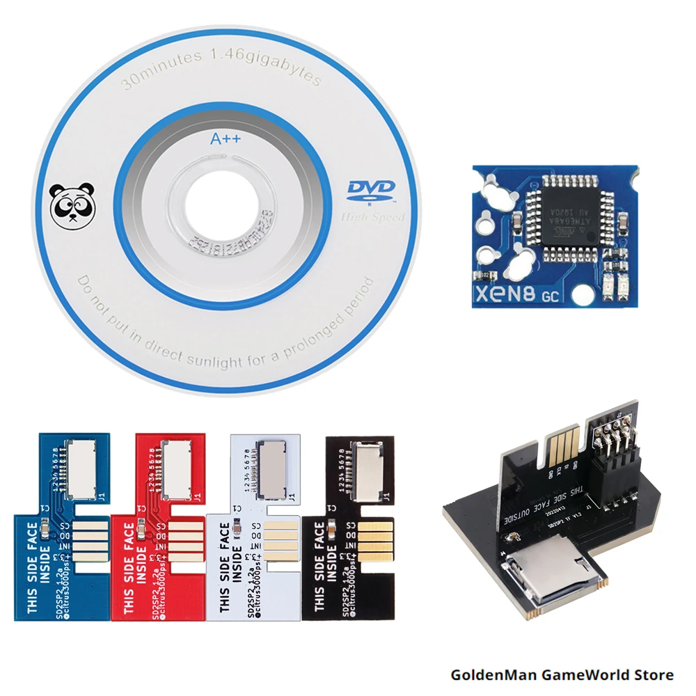 Sd2sp2アダプター マイクロsdカードリーダー ヘッドセット Dvd用 Xeno Gcチップ付き Nintendo Switchと互換性あり Replacement Parts Accessories Aliexpress