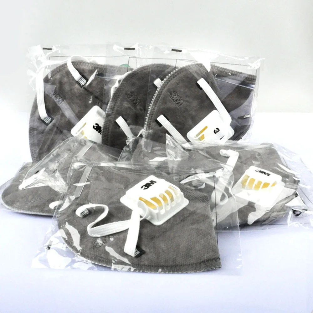 3M KN95 Mask 9541V/9542V Reusable Approved Mascarilla Valve Organic Gas Safety Individual Package Face Mask Mascarillas In Stock
