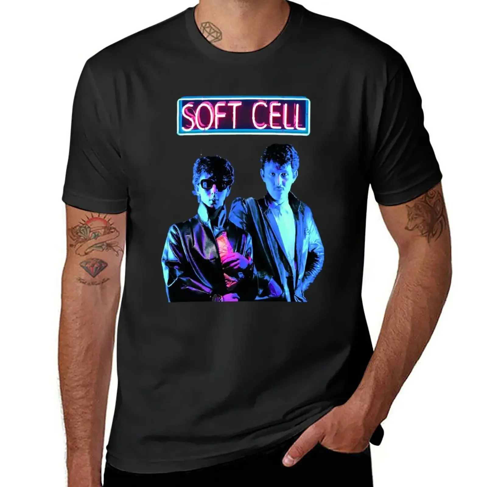 

Soft Cell T-Shirt customs design your own anime clothes mens t shirts