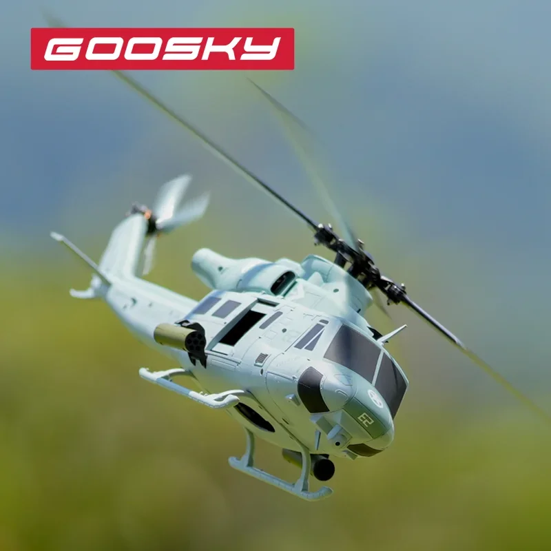 Rc Helicopter Plane Remote Control Aircraft Airplane Men Children Toy Radio Flying Wireless Professional Goosky E2 UH-1Y 1:35 3