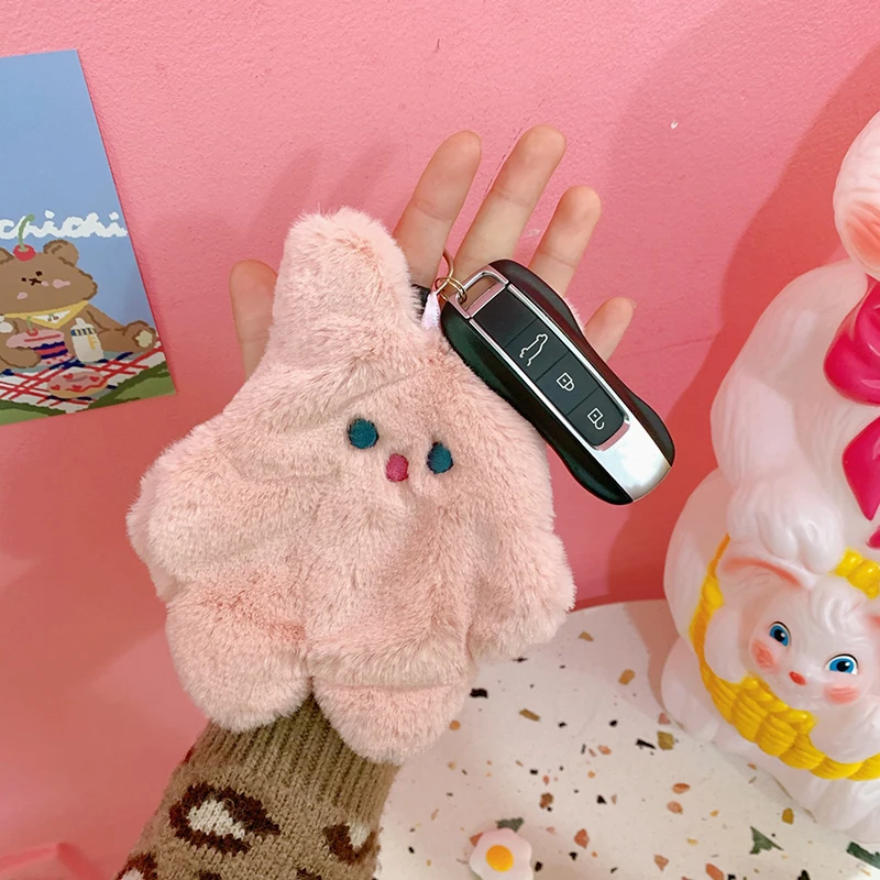 Plush Rabbit Coin Holder and Wallet for Children
