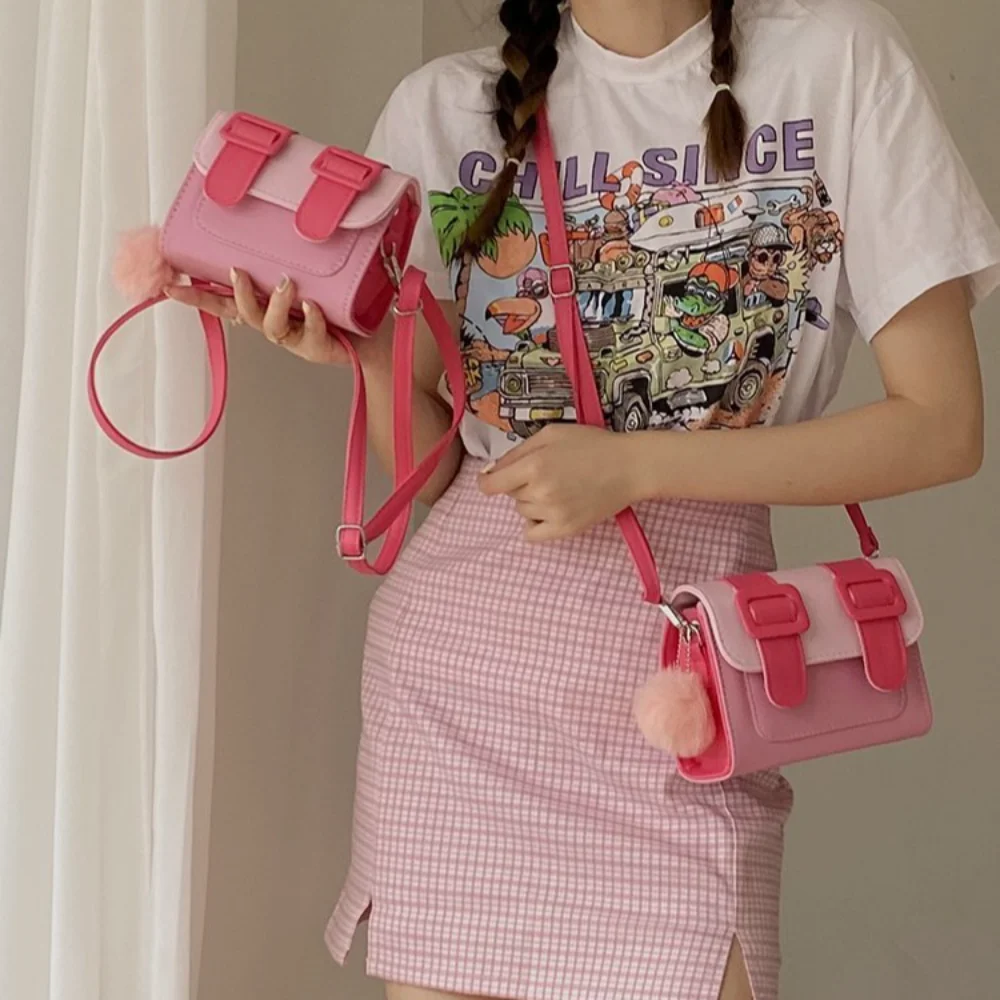 

Сумка кросс-боди Женская из ПУ кожи, с подвеской