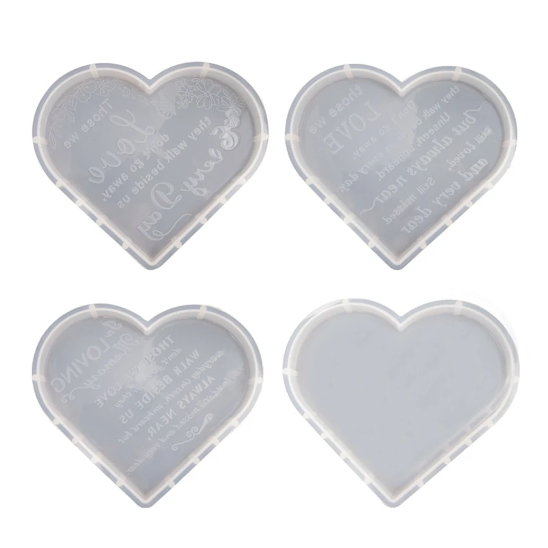 

Heart Silicone Molds for Resin,Heart Resin Mold,Epoxy Resin Molds for Flowers Preservation,Heart Casting Molds