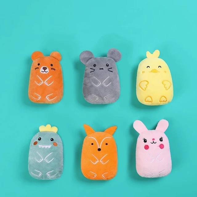 Teeth Grinding Catnip Toys Funny Interactive Plush Cat Toy Pet Kitten Chewing Vocal Toy Claws Thumb Bite Cat mint For Cats 2