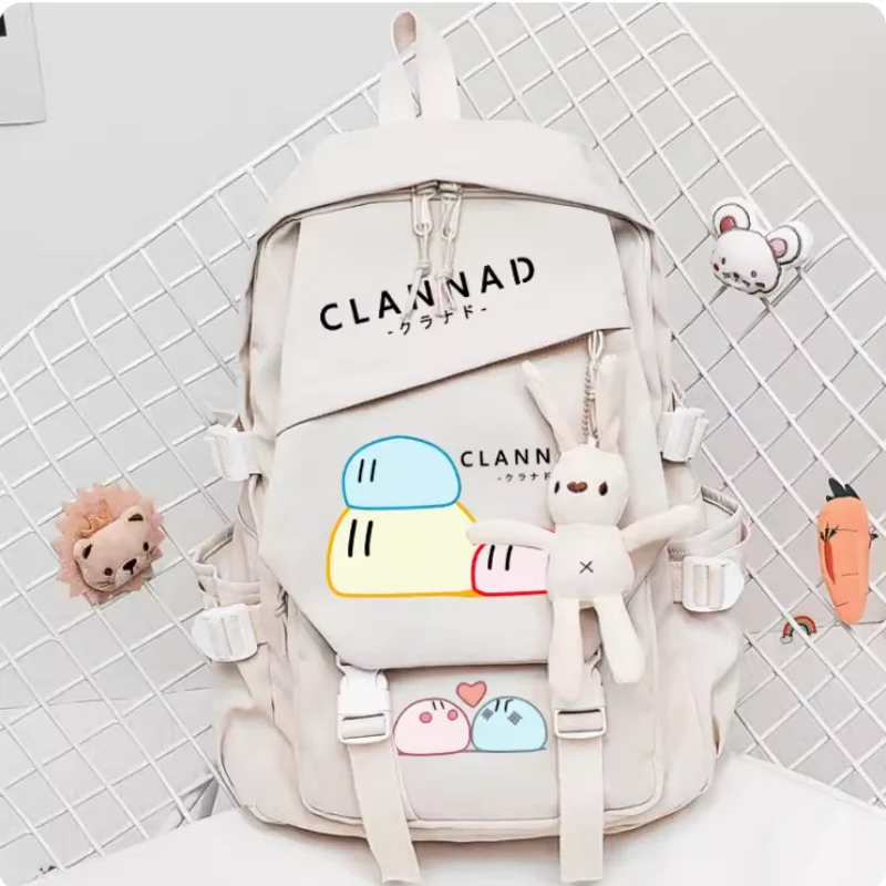 Anime Clannad Schoolbag Backpack High-capacity Shoulder Bag Cosplay Travel Student Teenager Gift B851