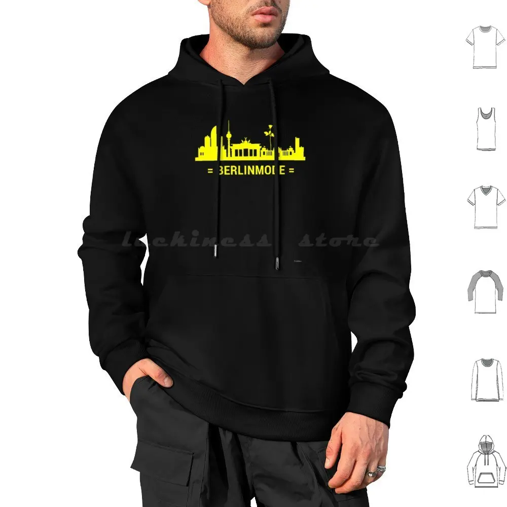 

Berlin Fashion Iii. Hoodie cotton Long Sleeve Berlin Fashion Ultra Ultra Fashion Synth Synthpop New Wave Retro Flashback