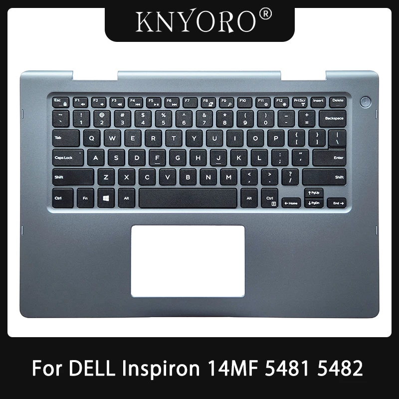 Laptop Top Case com Teclado Palmrest sem Luz de Fundo us br Dell Inspiron 14 5000 14mf 5481 5482 0xhyyj 041kvj Novo