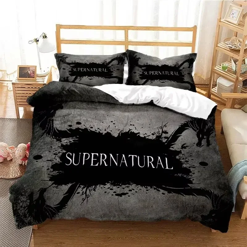 Supernatural 3D Printed Duvet Cover Set Twin Full Queen King Size Bedding Set Bed Linens Comforter Bedding Sets