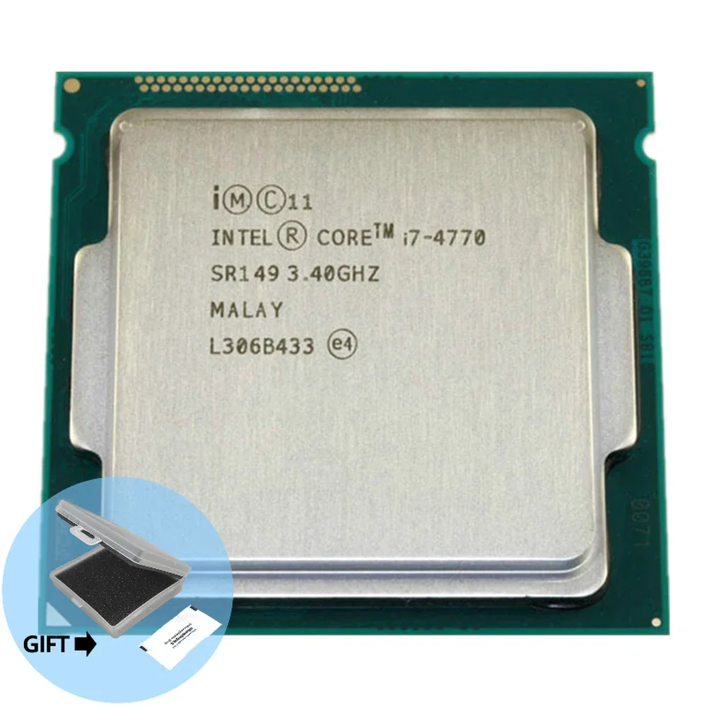 Processore Desktop Cpu Intel Core I7 4770 3.4Ghz 8M 5.0Gt/S Lga 1150 Sr147