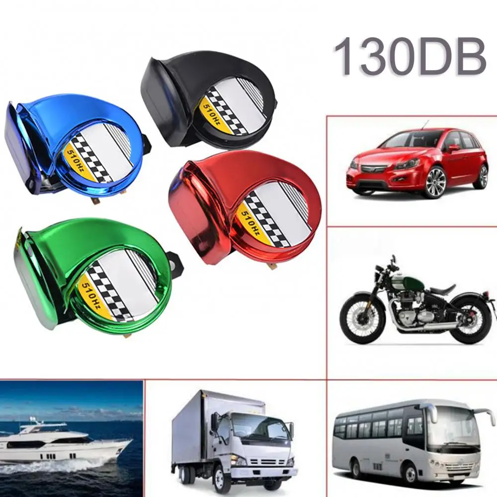 Corno Universale Per Auto Moto 12V Dc Altoparlante Klaxon Ad Alta Pressione Impermeabile 130Db Snail Cry Air Horn Per Auto Moto Clarion