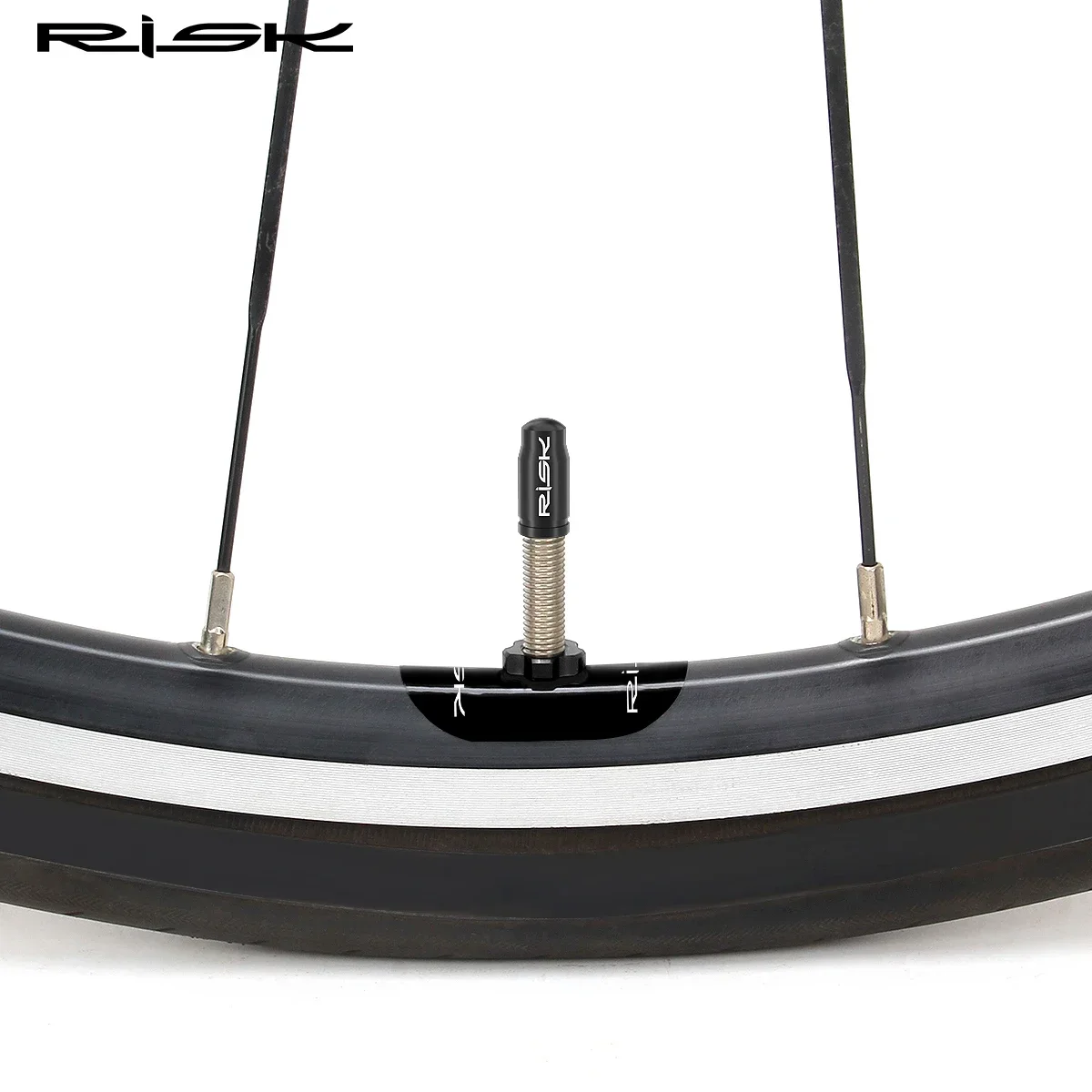 5 Pairs (10PCS) RISK MTB Road Bike Bicycle Elliptic Presta Valve Stickers Tube Rim Protection Pad Air Nozzle Gasket bicycle valve sticker