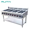 Hotel Restaurant Industrial Kitchen 201 Stainless Steel Gas Stove Commercial Gas Stove 8 Burner 2