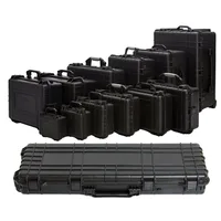 ABS Plastic Sealed Waterproof Safety Equipment Instrument Case Portable Tool Box Dry Box Impact Resistant With Pre-cut Foam 1
