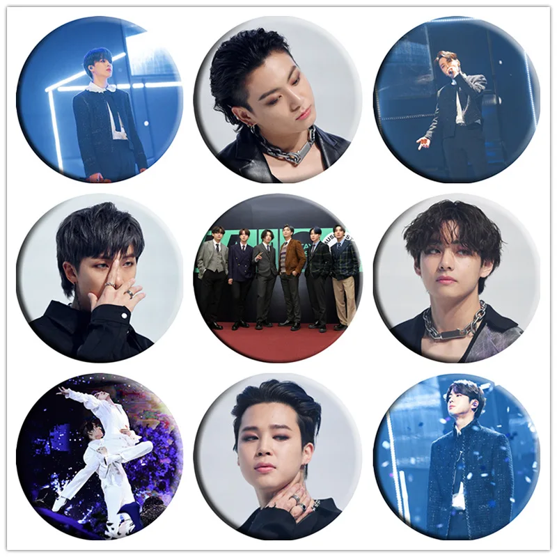 Оптовая продажа брошь Kpop Bangtan Boys новый альбом для ММА Значки одежды рюкзака
