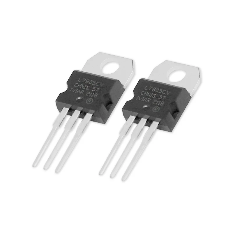 10pcs L7805CV L7805 7805 Voltage Regulator IC 5V 1.5A TO-220 Electronic Component