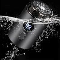 Men's Electric Shaver Usb Charge Mini Pocket Travel Razor Wet-Dry Comfortable Easy Travel Beard Body Hair Trimmer Pocket Razor 1