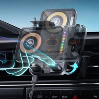 Car Phone Holder Vent Fast Wireless Charging Auto Sensing Car Phone charger For Magsafe Car phone Mount Qi FCC ROHS Certified - Image 3
